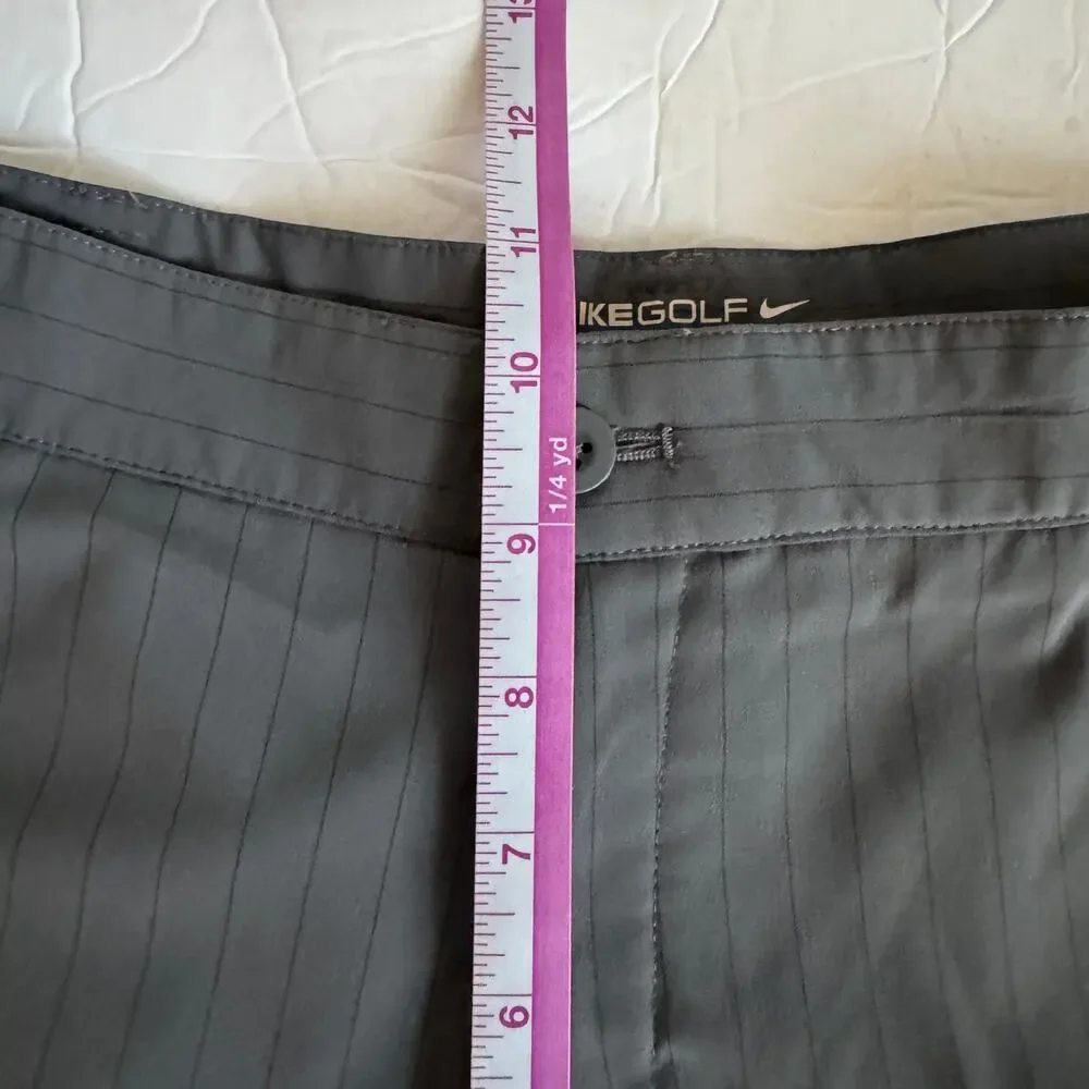 Nike Pants Men's 34x30 Grey Striped‎ Golf Performance Tour